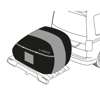 Plachta na 3-4 kola LAMPA - 190 x 50 x 130 cm