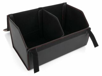 Organizér do kufru auta CAR COMPACT LEATHER L, 2 přihrádky, skládací, s víkem SIXTOL