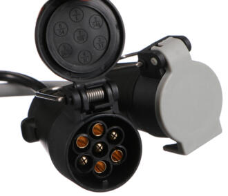 Kabelová redukce zástrčky tažného zařízení TRAILER CABLE 6, ze 13pin na 7pin N+S, 35cm SIXTOL