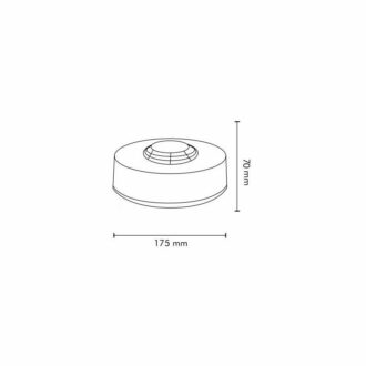 PROFI LED maják UFO II 12-24V 48x0,5W oranžový magnet ECE R65 70x165mm