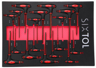 Dílenský vozík na nářadí MECHANIC TROLLEY KEVIN 253, 7 šuplíků, 253 ks nářadí SIXTOL