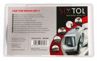 Sada na opravu defektu pneumatiky CAR TIRE REPAIR SET 3 SIXTOL