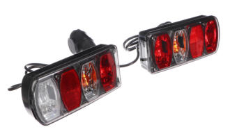 Sada světel s kabelem a 13pin zástrčkou pro nosič kol E-BIKE PREMIUM - náhradní díl SIXTOL