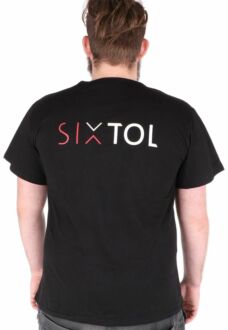 Tričko pánské T-SHIRT, černá, velikost XL, 100% bavlna SIXTOL