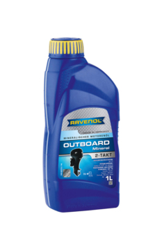 RAVENOL Outboardoel 2T Mineral; 1 L