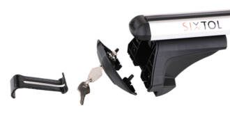 Příčný nosník se zámkem hliníkový ROOF RACK IN PRO, 120cm, nosnost 90kg SIXTOL