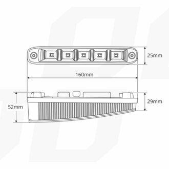 Světla pro denní svícení DRL 12-24V 11,52W 1000lm