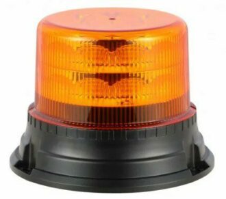 LED maják, 12-24V, 24x LED oranžový, pevná montáž, ECE R65 R10