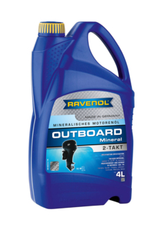 RAVENOL Outboardoel 2T Mineral; 4 L