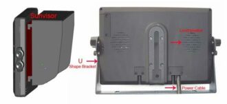 Profi LCD Monitor 7 " se 3x4 PIN vstupy - digitální