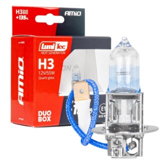 Halogenové žárovky H3 12V 55W LumiTec NEXT GENERATION +135% DUO - 2ks