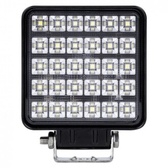 LED světlo (s vypínačem) na pracovní stroje 10-30V, 30x1W, ECE R10