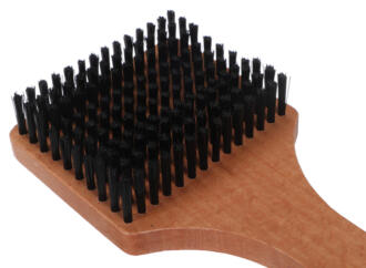 Plochý kartáč pro čištění pláště pneu jízdního kola CAR DETAILING WOOD BRUSH 4 SIXTOL