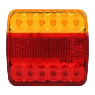 2x LED sdružená magnetická zadní světla s bezdrátovým připojením, 32 LED, ECE R10, IP67