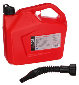 Kanystr plastový MECHANIC FUEL CANISTER RED 5L, červený SIXTOL