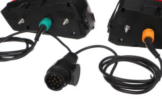 Sada světel s kabelem a 13pin zástrčkou pro nosič kol E-BIKE PRO - náhradní díl SIXTOL