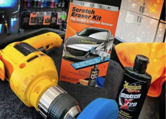 Sada pro lokální odstranění defektů laku - Meguiars Quik Scratch Eraser Kit