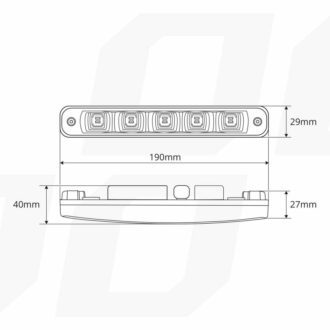 Světla pro denní svícení DRL 12-24V 11,52W 1000lm