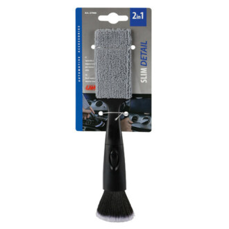 Detailingový štětec na čištění interiéru 2v1 - LAMPA 23x4,5cm