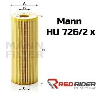 Olejový filtr MANN-FILTER HU 726/2 x