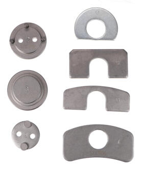 Stlačovák brzdových pístů MECHANIC BRAKE SET BLACK 35, sada 35ks SIXTOL