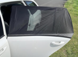 Sluneční clona na boční okno auta / návlek na dveře CAR SUNSHADE SET 2, vel. M, 2ks SIXTOL