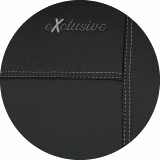 Autopotahy kožené EXCLUSIVE černé SIXTOL