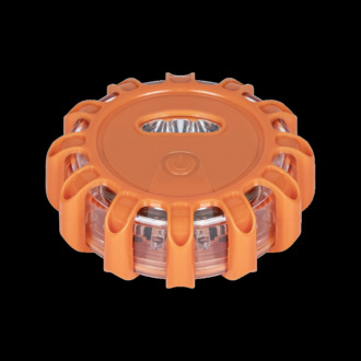 LED výstražné světlo magnetické oranžové 12 LED