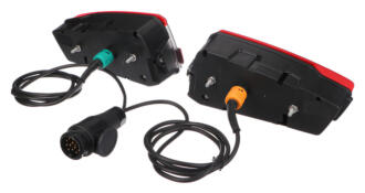 Sada světel s kabelem a 13pin zástrčkou pro nosič kol E-BIKE PRO - náhradní díl SIXTOL