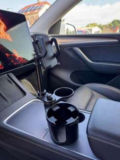 Multifunkční držák nápojů a mobilu do auta CAR CUP HOLDER 2 SIXTOL