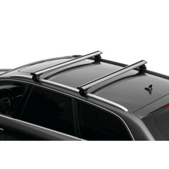 Střešní nosiče NORDRIVE SILENZIO M 120 cm stříbrné - na integrované podélníky