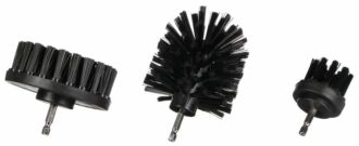 Sada kartáčů na vrtačku pro čištění auta CAR DETAILING DRILL BRUSH 3 HARD, 3ks SIXTOL