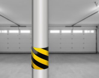 Garážová ochrana dveří na stěnu APA - 20x30cm