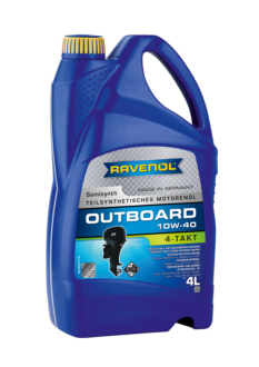 RAVENOL Outboardoel 4T SAE 10W-40; 4 L
