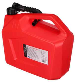 Kanystr plastový MECHANIC FUEL CANISTER RED 10L, červený SIXTOL