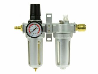 Regulátor tlaku s filtrem a manometrem a přim. oleje, max. prac. tlak 1,0MPa GEKO