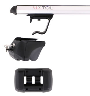 Příčný nosník se zámkem hliníkový ROOF RACK FIX PRO, 120cm, nosnost 90kg SIXTOL