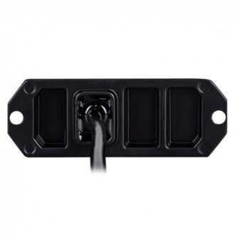 Výstražné LED světlo vnější oranžové, 12-24V 3LED 9W, ECE R10, 80x28 mm