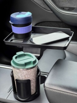 Multifunkční expandér do držáku nápojů se stolkem do auta CAR CUP HOLDER 8 SIXTOL