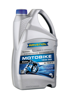 RAVENOL Motobike 4-T Ester 15W50; 4 L