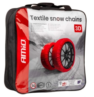 Textilní sněhové řetězy 3D L EN16662-1 Önorm - 2 ks