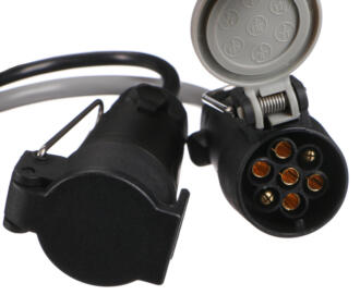 Kabelová redukce zástrčky tažného zařízení TRAILER CABLE 6, ze 13pin na 7pin N+S, 35cm SIXTOL