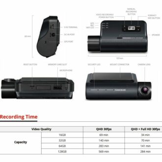 Autokamera 2K WiFi Cloud GPS Thinkware Q800PRO