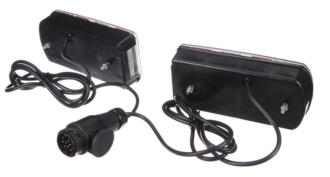 Sada světel s kabelem a 13pin zástrčkou pro nosič kol E-BIKE PREMIUM - náhradní díl SIXTOL