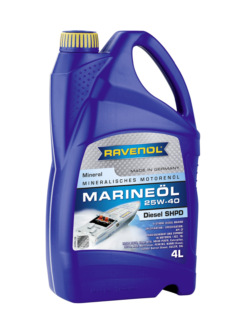 RAVENOL MARINEOIL SHPD 25W40 mineral; 4 L