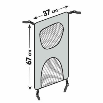 Dělící bariéra pro převážení psů 37 x 67 cm LAMPA