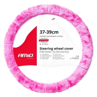 Potah volantu růžový 37-39cm