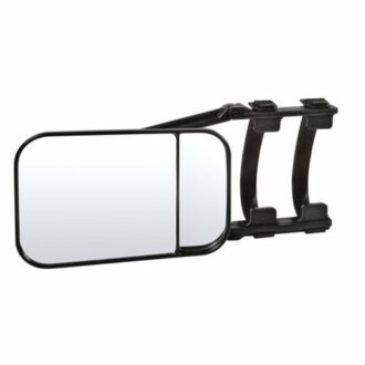 Zrcátko caravan ploché + konvexní sklo nastavitelné LAMPA