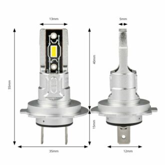 LED autožárovky H7 bílá, 9-18V, 3600 lm - 2 ks