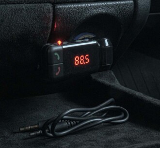 Bluetooth/FM modulátor bezdrátový, 12/24V, 2x USB